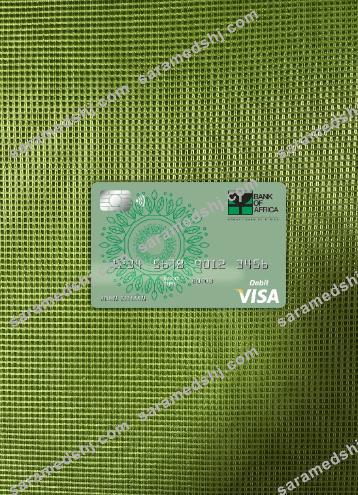 Benin bank of Africa visa card photolook front